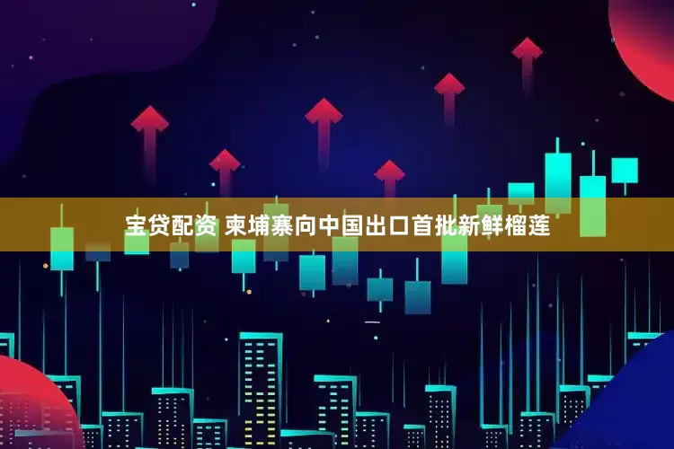 宝贷配资 柬埔寨向中国出口首批新鲜榴莲